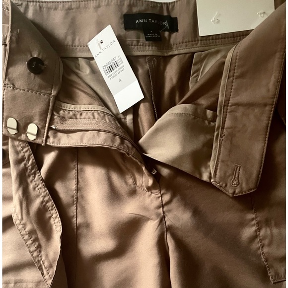 Ann Taylor High Rise Belted Shorts NWT - Picture 6 of 6